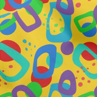 Geometric Figures Of Different Micro Fleece