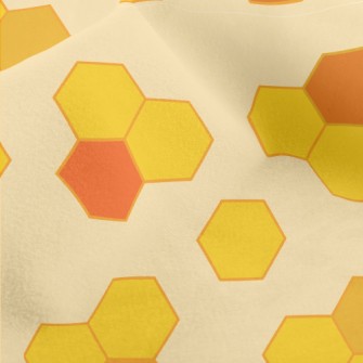 Honeycomb Geometry Micro Fleece