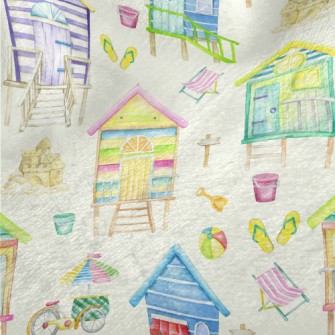 Beach Cottage Minky