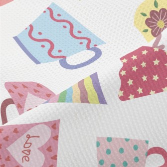 Special Pattern Coffee Cup Piqué