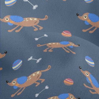 Chasing Ball Puppy Lightweight Performance Linen