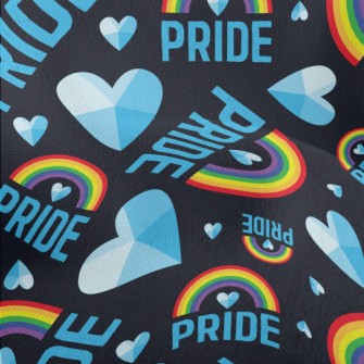 3D Love Rainbow Lightweight Performance Linen