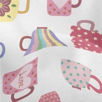 Special Pattern Coffee Cup Lightweight Performance Linen