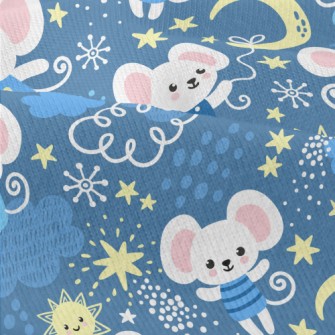 Gentle Starry Sky And Mouse Modern Jersey