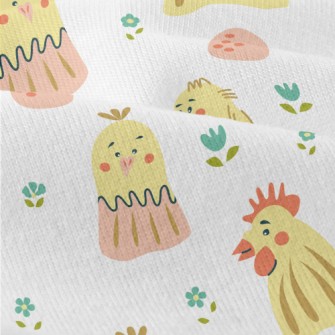 Kind Rooster And Chicks Modern Jersey