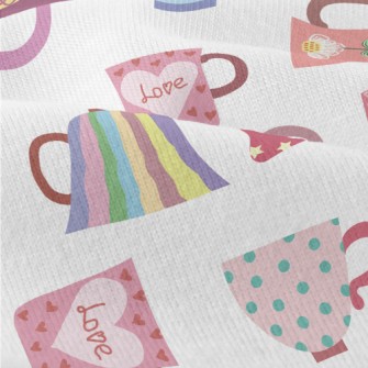 Special Pattern Coffee Cup Modern Jersey