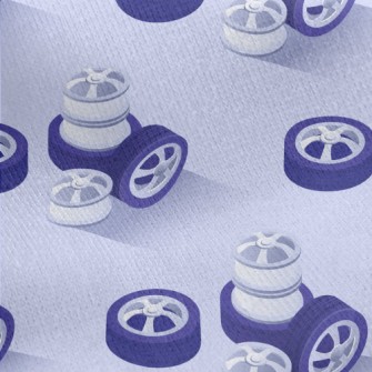 Scattered Tire Parts Jersey Backed Fleece