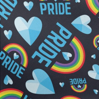 3D Love Rainbow Pongee