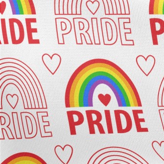 Shining Beautiful Rainbow Pongee