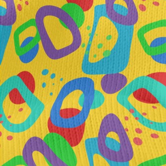 Geometric Figures Of Different Stretch Jersey