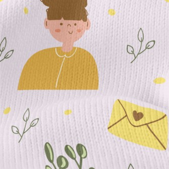 Little Girl With Meatball Head Stretch Jersey