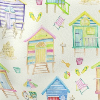 Beach Cottage Lightweight Cotton Poplin