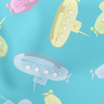 Fluorescent Submarine Lightweight Cotton Poplin