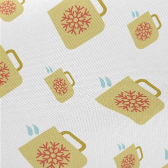 Snowflake Logo Mug Midweight Cotton Poplin