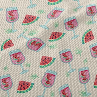 Ice Watermelon Juice Birdseye Piqué