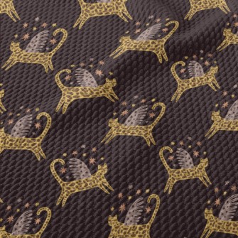 Color Block Wings Cat Birdseye Piqué