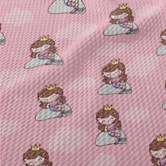 Mermaid Princess Birdseye Piqué