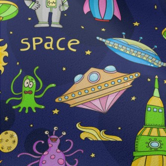 Space Adventure Chiffon