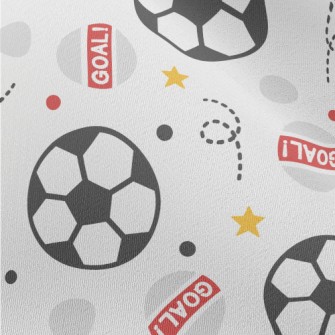 Football Kicking Towards Goal Chiffon