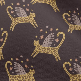 Color Block Wings Cat Chiffon