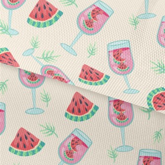 Ice Watermelon Juice Waterproof Oxford