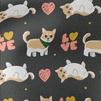 Cute And Coquettish Dog Waterproof Canvas
