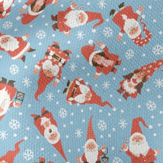 Playful Christmas Elf Waterproof Canvas