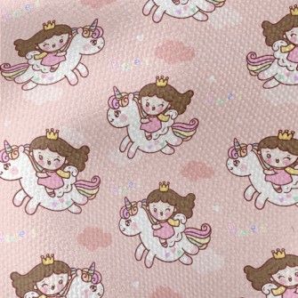 Princess Love Unicorn Waterproof Canvas