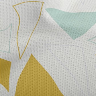 Geometric Triangle Figure Athletic Mesh Flat Back