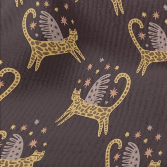 Color Block Wings Cat Terry