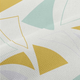 Geometric Triangle Figure Performance Linen