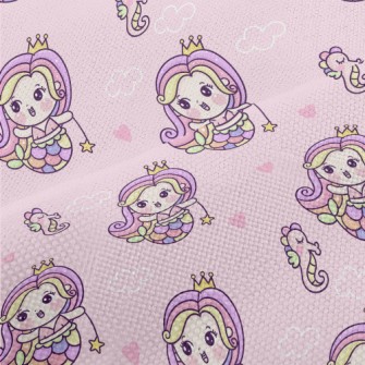 Playful Mermaid Princess Performance Linen