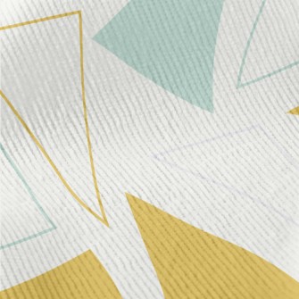 Geometric Triangle Figure Standard Corduroy