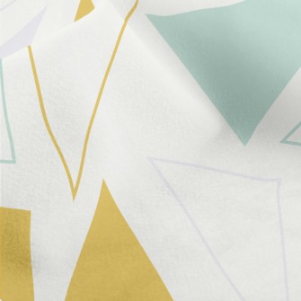 Geometric Triangle Figure Micro Fleece