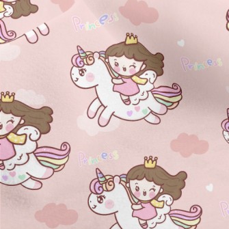 Princess Love Unicorn Micro Fleece