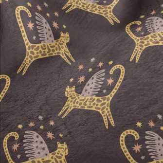 Color Block Wings Cat Minky