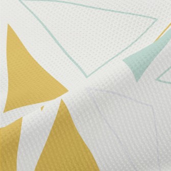 Geometric Triangle Figure Piqué