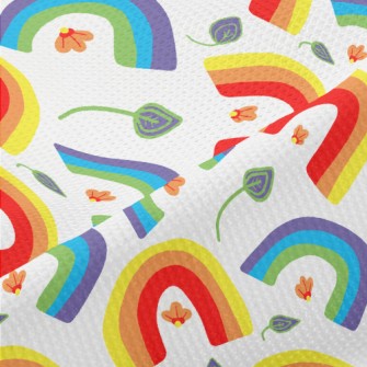Two-color Gradient Rainbow Piqué