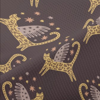 Color Block Wings Cat Piqué