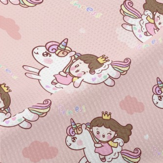 Princess Love Unicorn Piqué