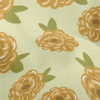 Vibrant Big Flowers Lightweight Performance Linen