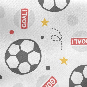 Football Kicking Towards Goal Jersey Backed Fleece