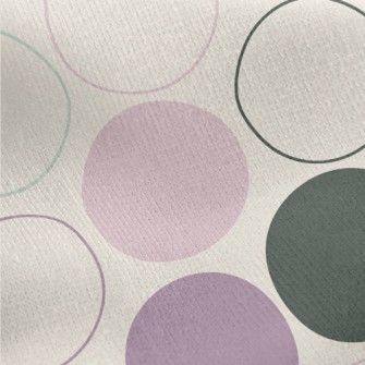 Classic Hollow Dots Jersey Backed Fleece