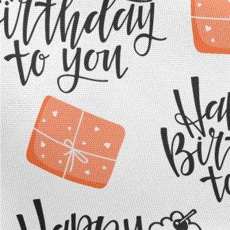 Happy Birthday To You Pongee