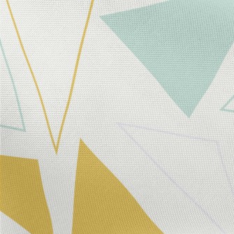 Geometric Triangle Figure Pongee