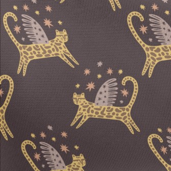 Color Block Wings Cat Pongee