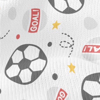 Football Kicking Towards Goal Stretch Jersey