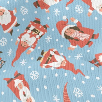 Playful Christmas Elf Stretch Jersey