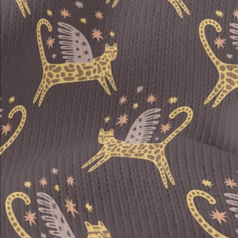 Color Block Wings Cat Stretch Jersey