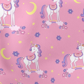 Elegant And Beautiful Unicorn Lightweight Cotton Poplin